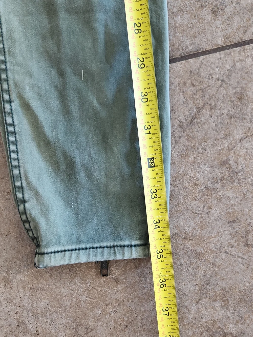 Free People Skinny Jeans in Army Green